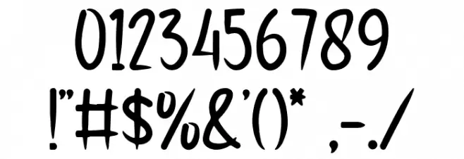 Cappuccino Latte Font OTHER CHARS