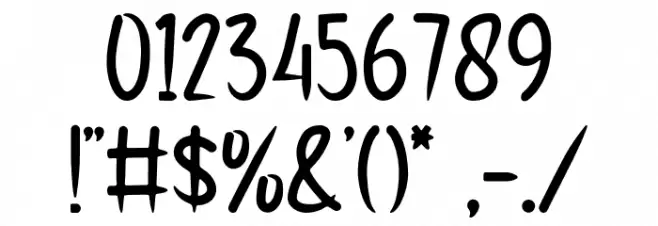 Cappuccino Latte Font OTHER CHARS