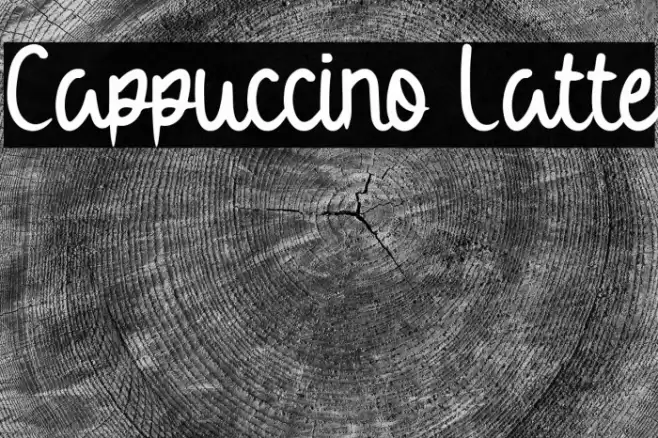Cappuccino Latte Font examples
