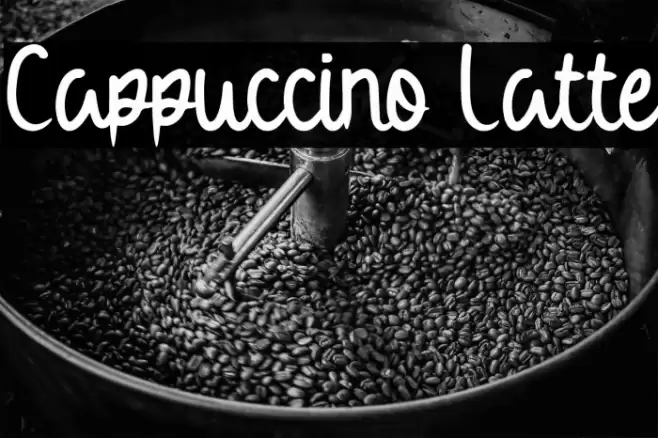 Cappuccino Latte Font examples