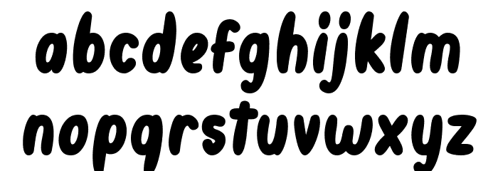 Cappung Font LOWERCASE