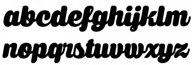 Caprica Script Personal Use 字体 小写