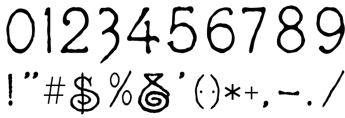 Caprice Font OTHER CHARS