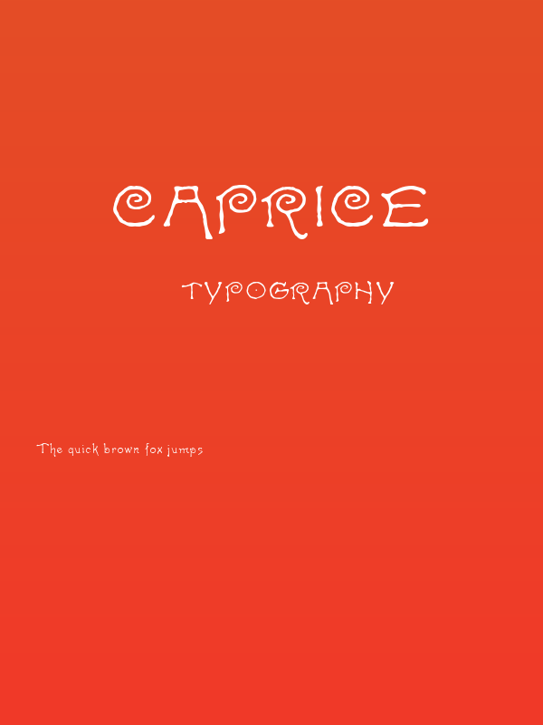 Caprice Poster