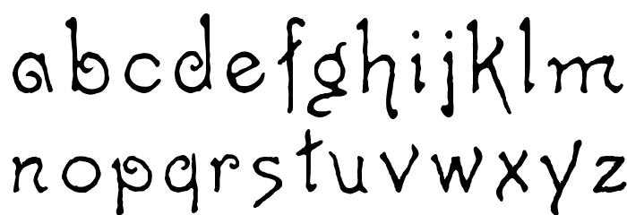 Caprice Font LOWERCASE