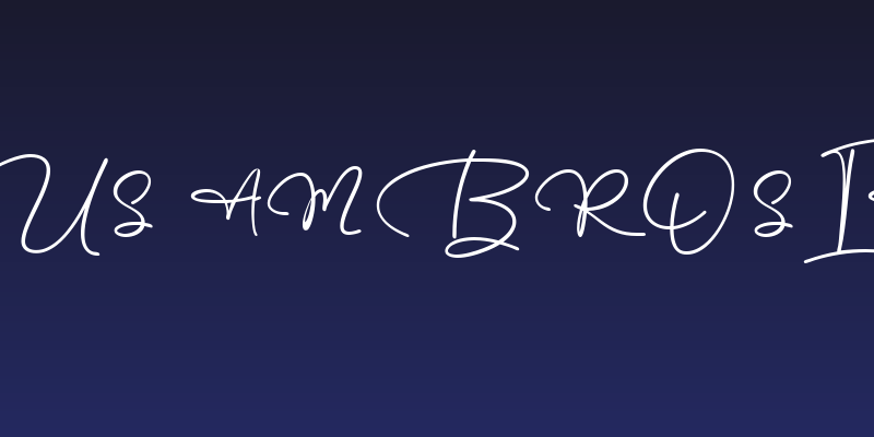 Capricious Ambrosia Regular Social Header