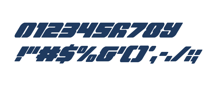 Capricus Condensed Italic Other Characters