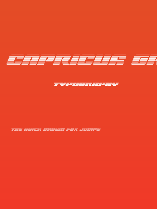 Capricus Gradient Poster
