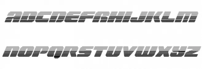 Capricus Gradient Font Litere mici