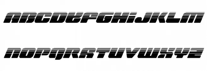 Capricus Halftone Schriftart Groß