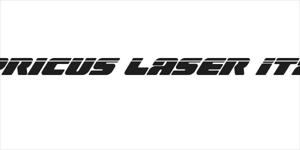 Capricus Laser Italic Logo