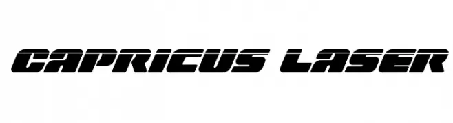 Capricus Laser  Frei Schriftart Herunterladen