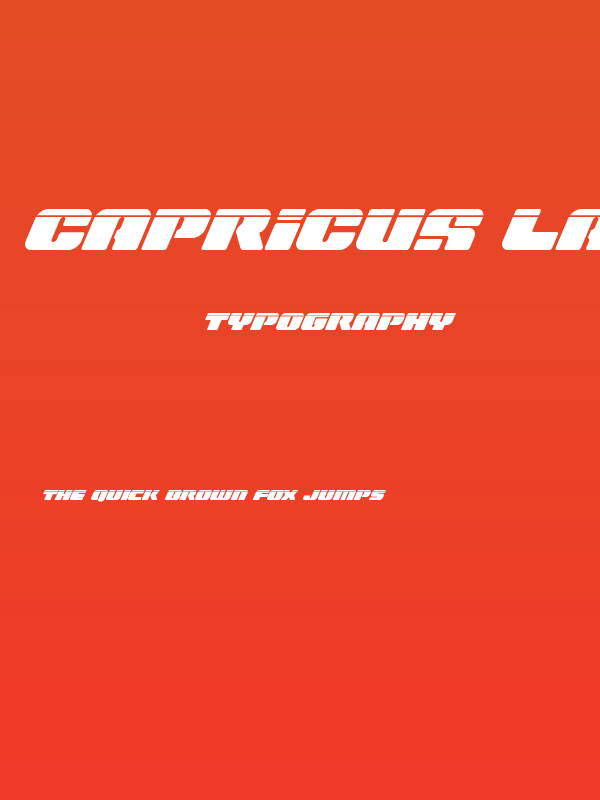 Capricus Laser Poster