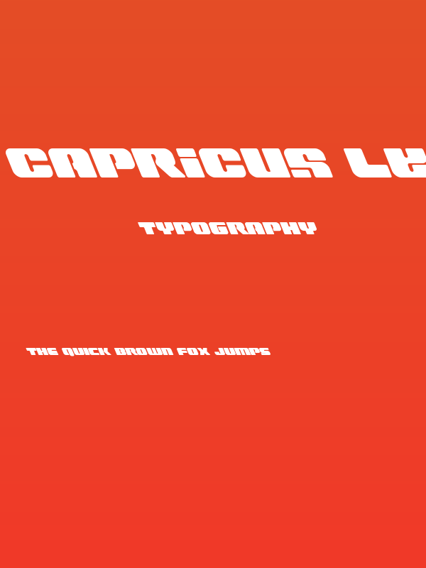 Capricus Leftalic Poster