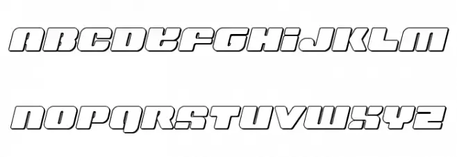Capricus Outline Semi-Straight フォント 大文字