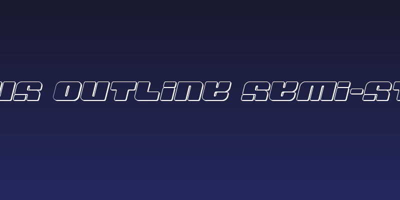 Capricus Outline Semi-Straight Social Header