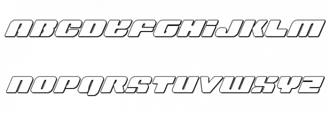 Capricus Outline フォント 大文字