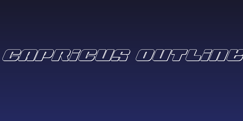 Capricus Outline Social Header