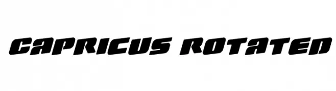Capricus Rotated  Fuentes Gratis Descargar