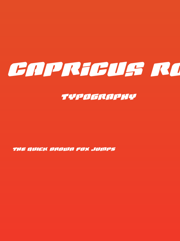 Capricus Rotated Poster