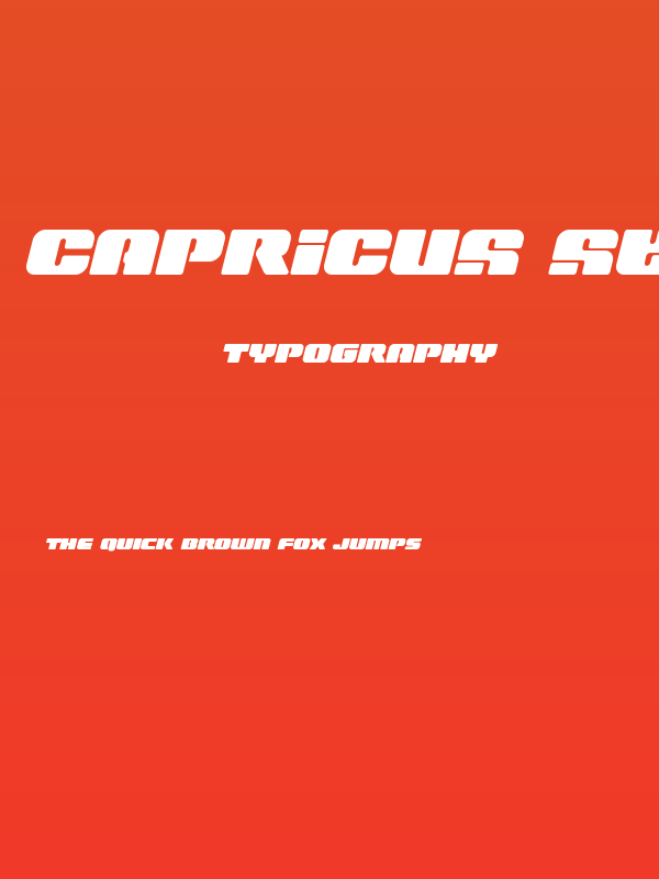 Capricus Semi-Straight Poster