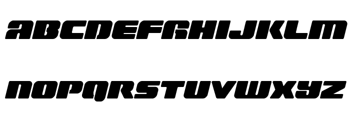 Capricus Semi-Straight Font LOWERCASE