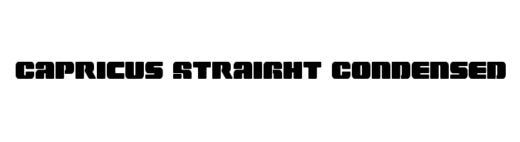 Capricus Straight Condensed  免费字体下载