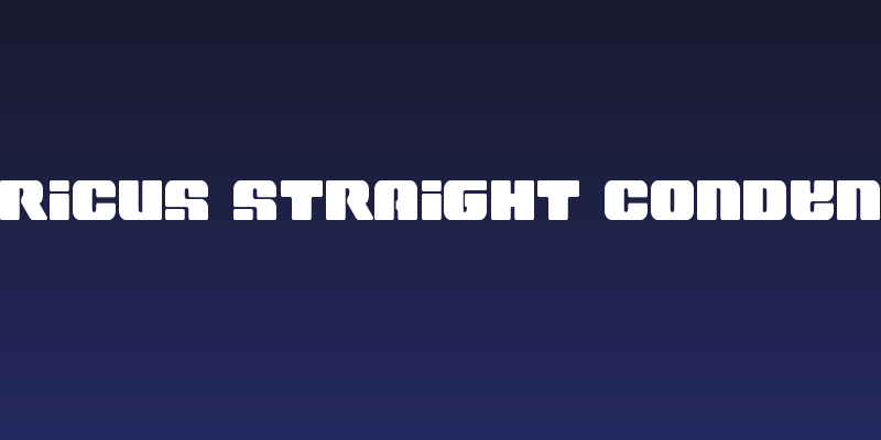 Capricus Straight Condensed Social Header