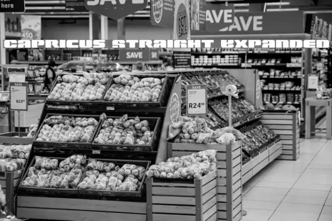 Capricus Straight Expanded Font examples