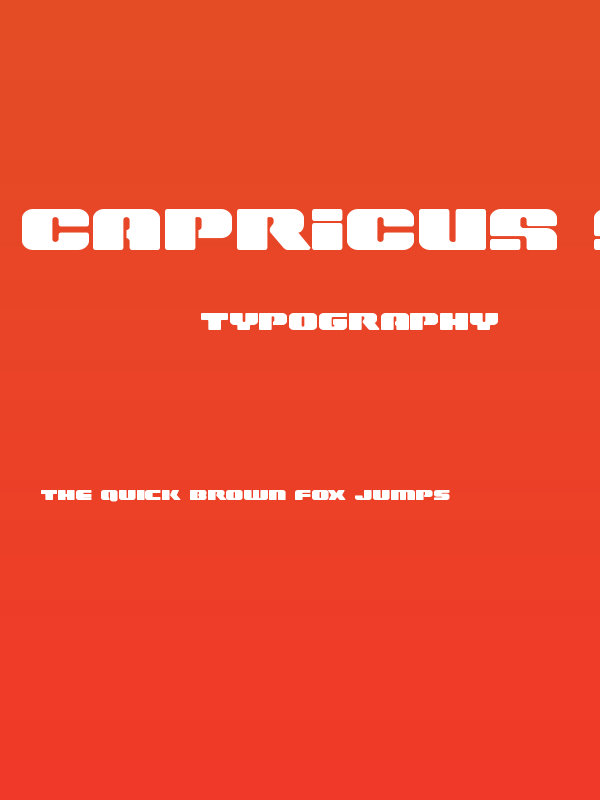 Capricus Straight Expanded Poster