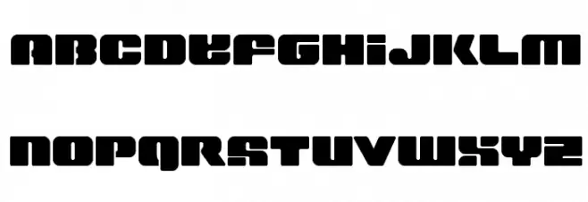 Capricus Straight Schriftart Groß