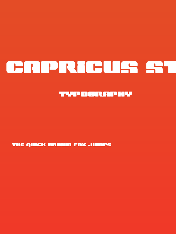 Capricus Straight Poster