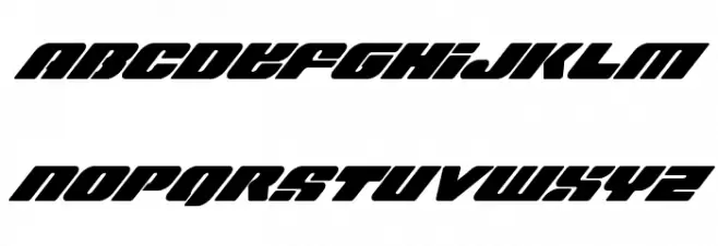 Capricus Super-Italic Polices MAJUSCULES