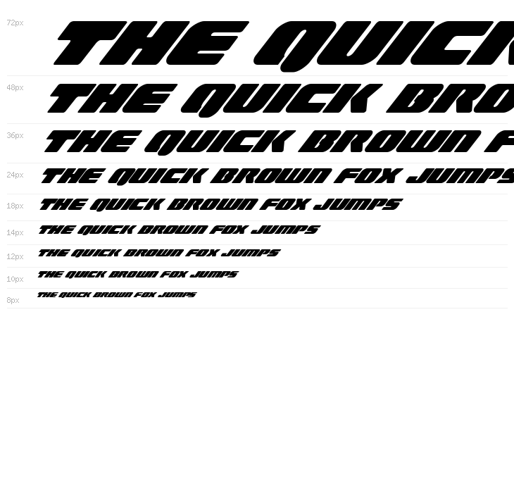 Capricus Super-Italic Waterfall