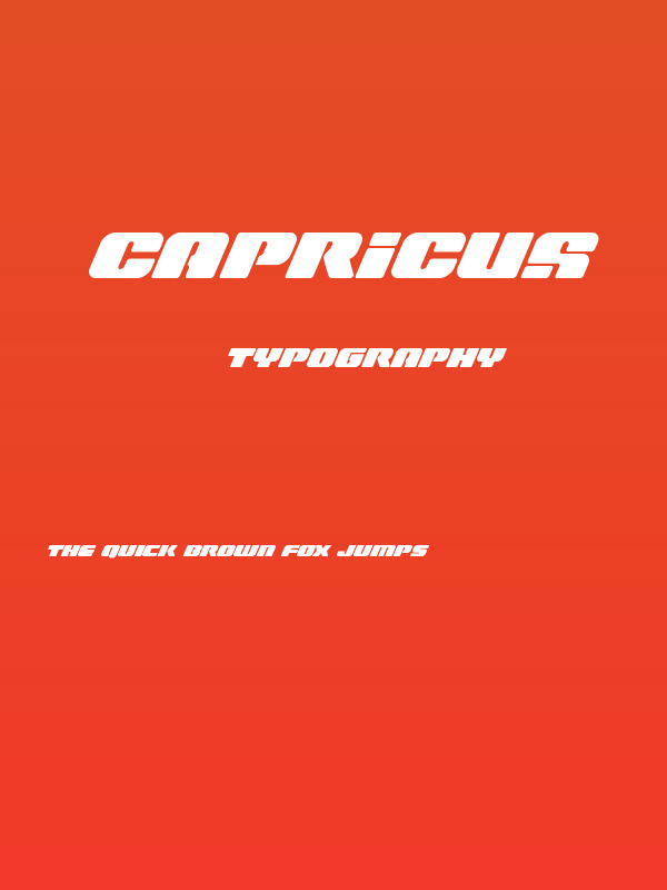 Capricus Poster