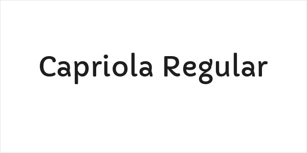 Capriola Regular Logo