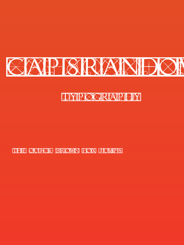 CapsRandomishBricks Poster