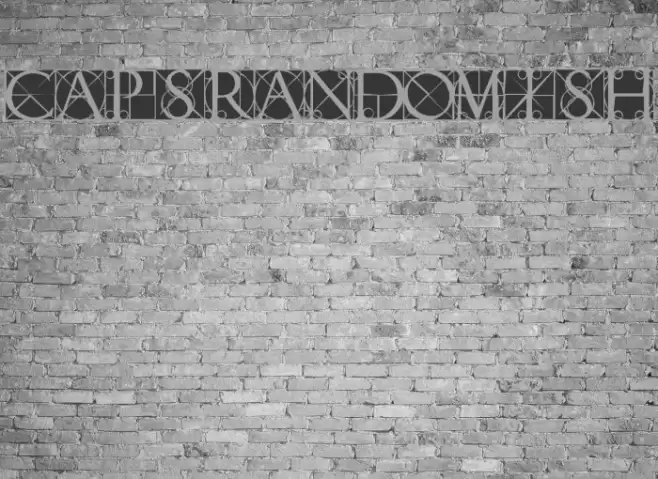 CapsRandomish Font examples