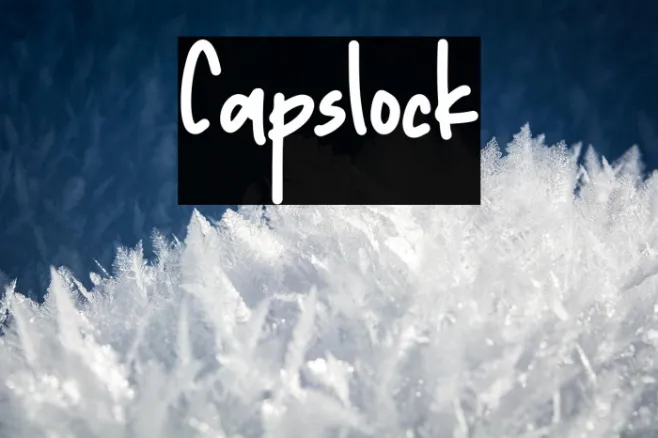 Capslock Example 1