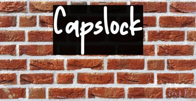 Capslock Example 3
