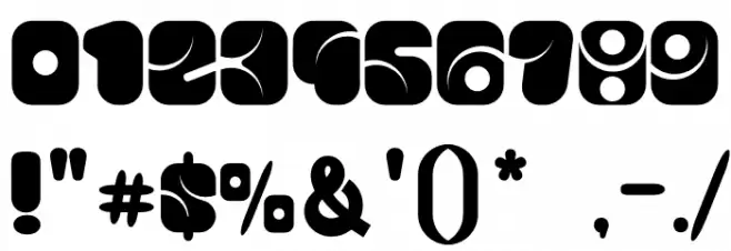 Capsule Robot Font OTHER CHARS