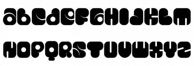 Capsule Robot Schriftart Groß
