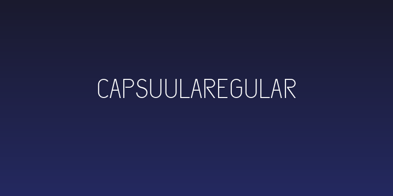 CapsuulaRegular Social Header
