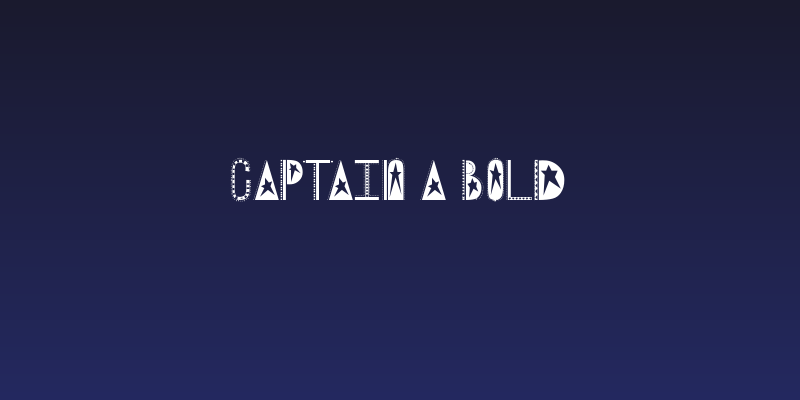 Captain A Bold Social Header