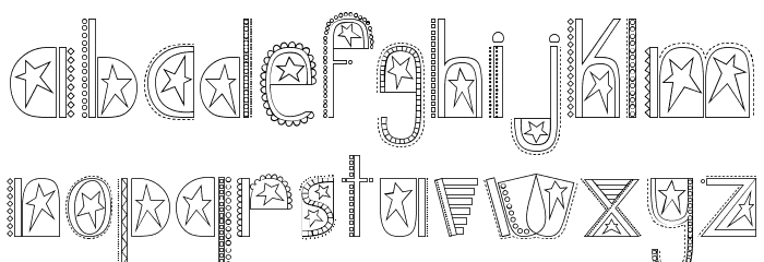 Captain A Font LOWERCASE