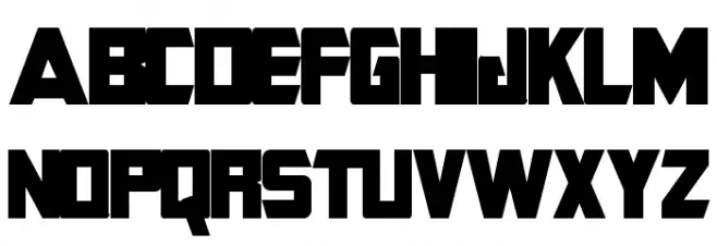 Captain America Schriftart Groß