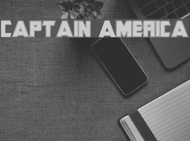 Captain America Font examples