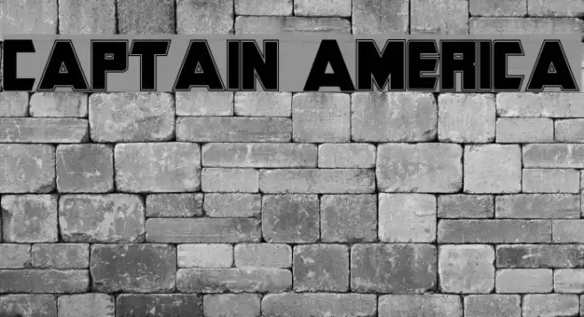 Captain America Font examples