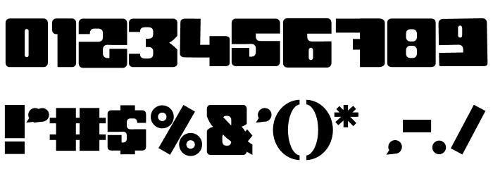Captain Badman Font OTHER CHARS