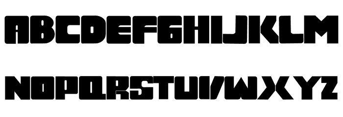 Captain Badman Font LOWERCASE